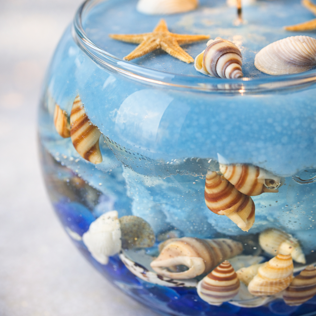 Ocean water candle