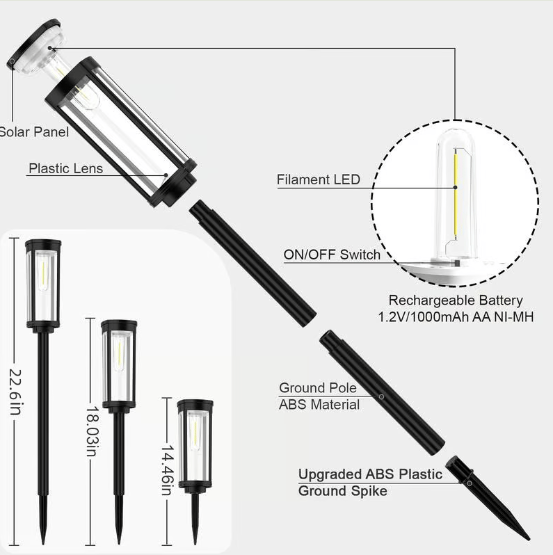 🔥Hot Sale 49% OFF✨Solar Pathway Lights Outdoor