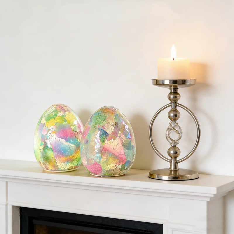 LAST CHANCE Easter decor 🐣✨
Illuminated Mosaic Eggs