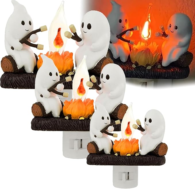 2026 USB Ghost Campfire Flickering Nightlight🔥👻