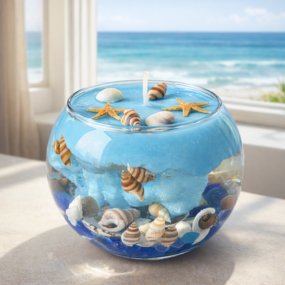 Ocean water candle