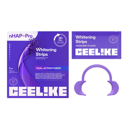 DRDENT Purple Teeth Whitening Strips - 7/21 Whitening Sessions - Safe for Enamel - Non Sensitive Teeth Whitening - Peroxide-Free