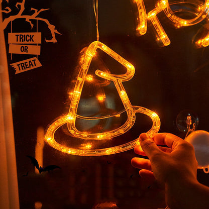 🎃Halloween Pre Sale 49% 0FF -Illuminate the Horror: Halloween Window Hanging LED Lights