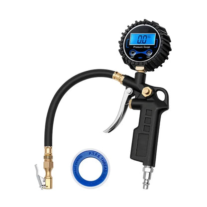 3-in-1 Tire Inflator & Gauge | Accurate 250 PSI Brass Air Compressor Tool