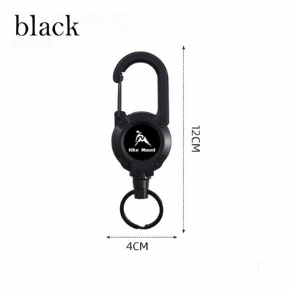 💝Best Gifts For Your Dad - 3 In 1 new multifunctional Retractable Pull Reel Carabiner Keychain