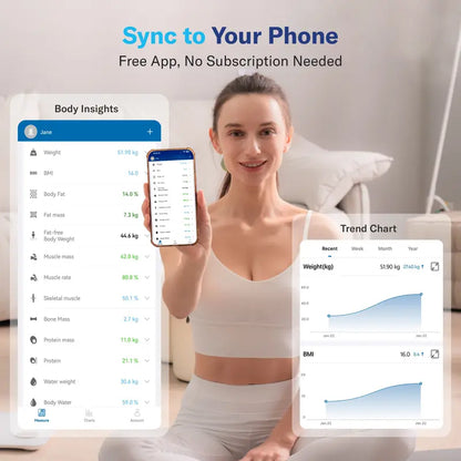 💡⚖️ Smart Glow Body Scale | Monitor Your Progress Every Day