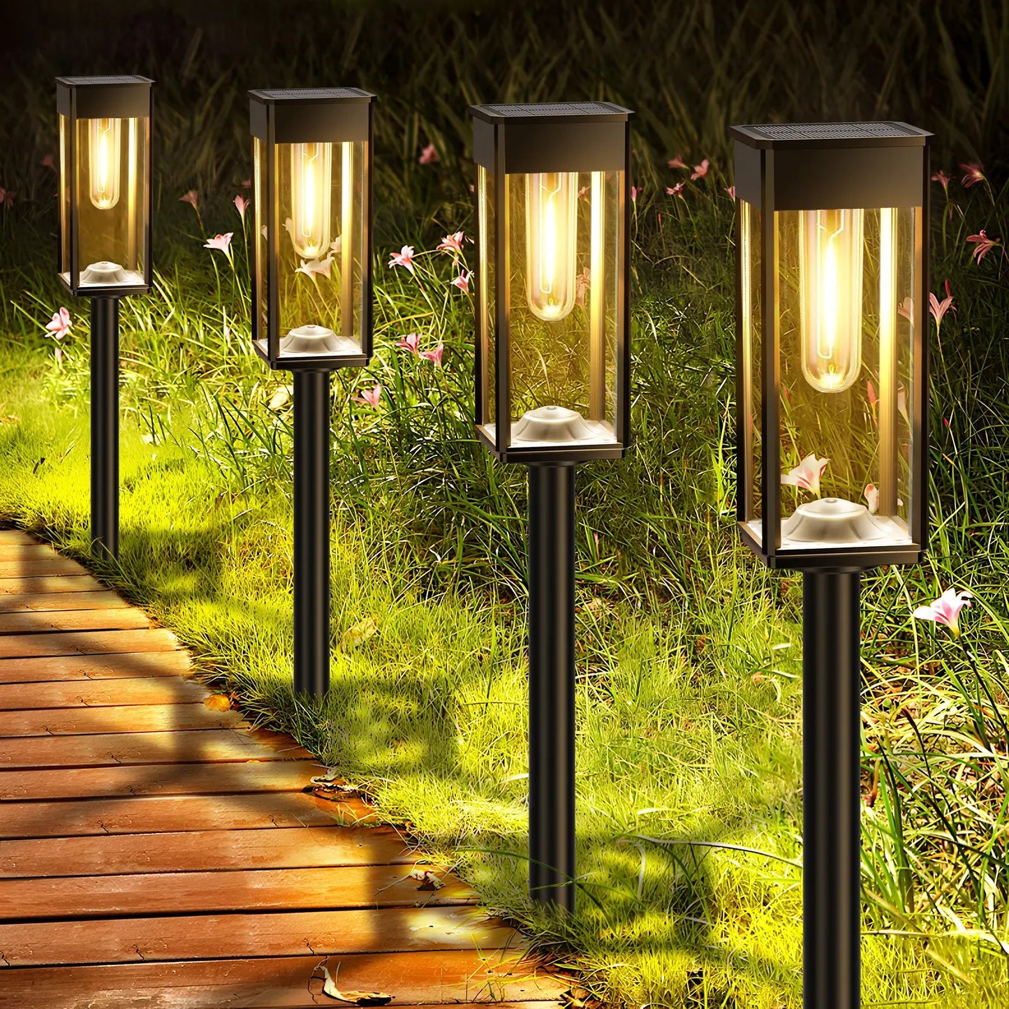 🔥Hot Sale 49% OFF✨Solar Pathway Lights Outdoor