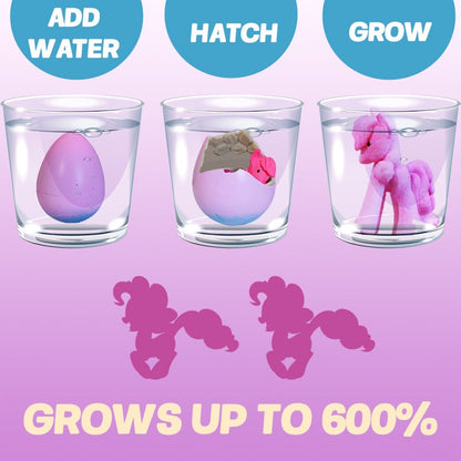 🔥Easter Hot Sellers-🦄6 Pack Hatching Growing Unicorn Eggs Rainbow Colorful Eggs🥚