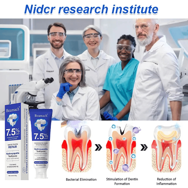 🔥2025 Upgraded Nano-Hydroxyapatite 7.5% Fluoride-Free Restorative Oral Care Toothpaste
