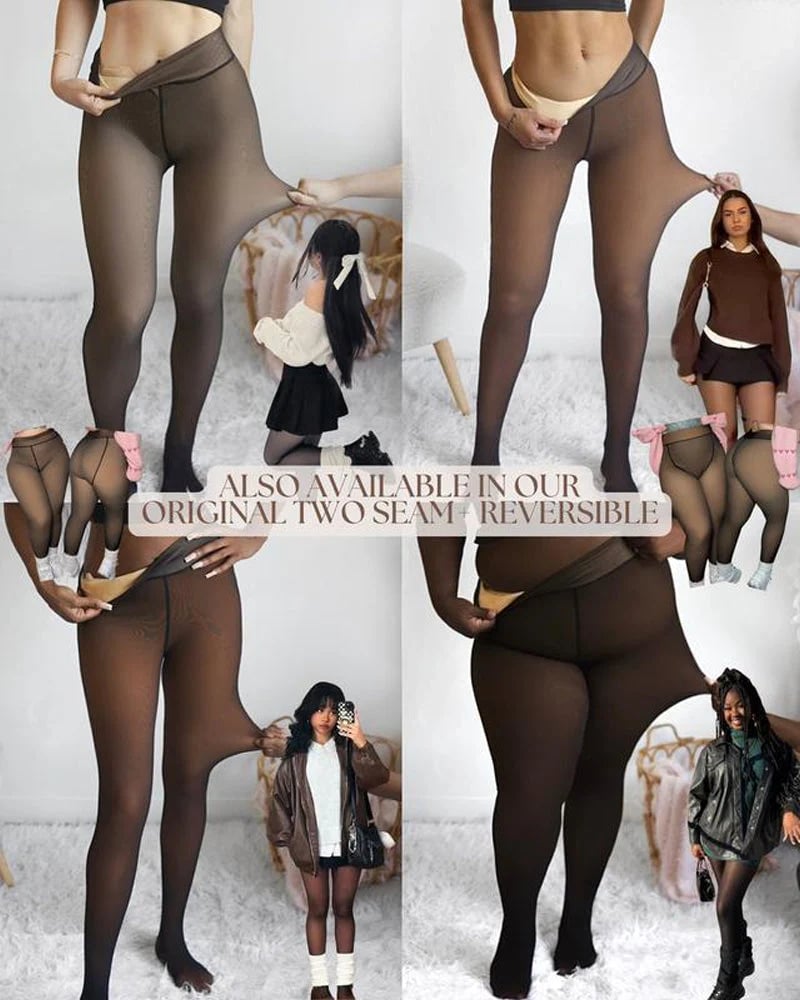 🔥Hot Sale 49% OFF!!⚡50K+ SOLD!❄️One-Seam Shaping Fleece Leggings