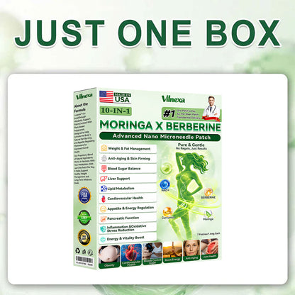 🔥 Vilnexa™ 8-in-1 AMPK Metabolic Slimming Patch 🇺🇸 Moringa × Berberine Formula · Supports Weight Management, Metabolic Balance & Daily Comfort
