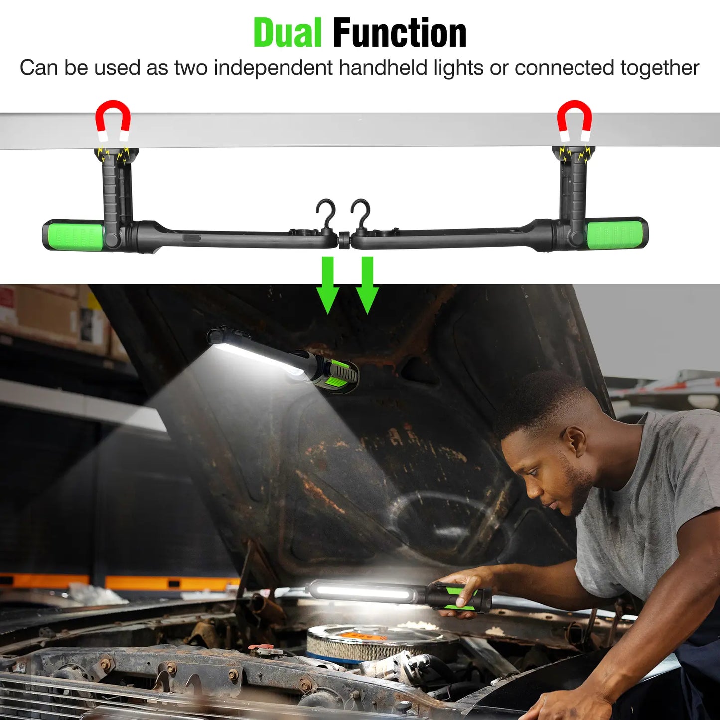 👨‍🔧 2026 NEW LED Work Light Bar – The Perfect Gift for Dad's Garage 🚗🔦