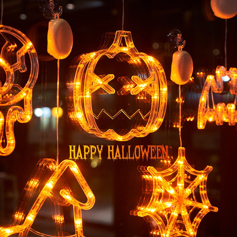 🎃Halloween Pre Sale 49% 0FF -Illuminate the Horror: Halloween Window Hanging LED Lights