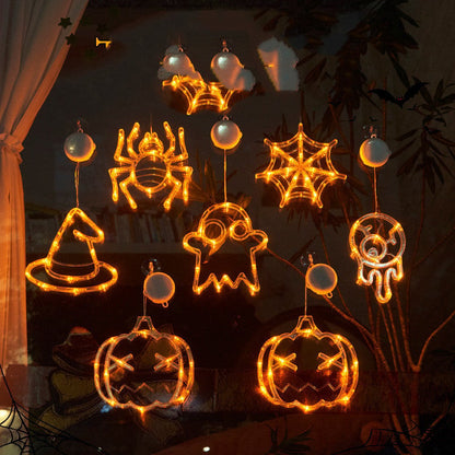 🎃Halloween Pre Sale 49% 0FF -Illuminate the Horror: Halloween Window Hanging LED Lights