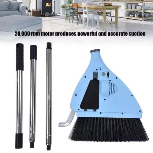 🔥Last Day Promotion50% OFF-2-in-1 Cordless Vacuum Broom & Sweeper – USB Rechargeable Lightweight Vacuum Cleaner for Home, Bedroom & Office