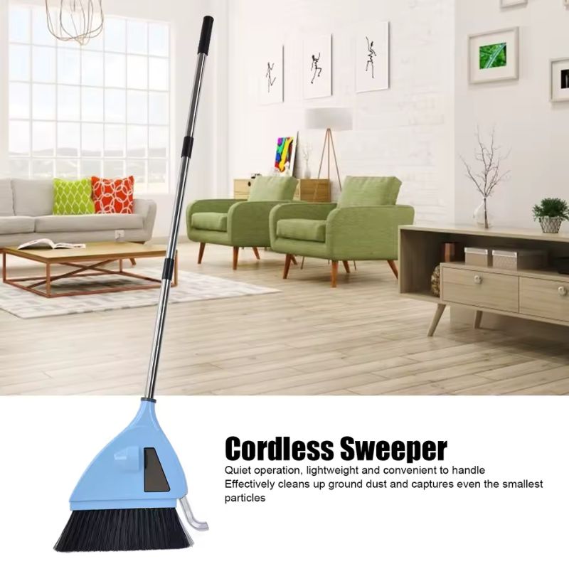 🔥Last Day Promotion50% OFF-2-in-1 Cordless Vacuum Broom & Sweeper – USB Rechargeable Lightweight Vacuum Cleaner for Home, Bedroom & Office