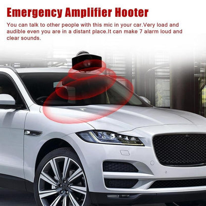 ⚡Hot Sales 49% OFF🔥 7-Tone Car Warning Siren | PA Speaker & Horn System!