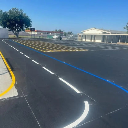 Asphalt Magic Crack Filler 2 lb. Bottle- High-Performance Filler for Driveways, Parking Lots, and Roads - Prevents Water Intrusion!! Repair