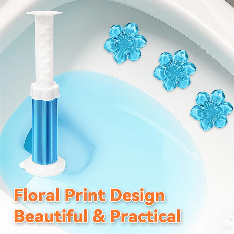 84 Flowers Toilet Bowl Cleaner Gel - 6-in-1 protection, toilet like a sea of flowers