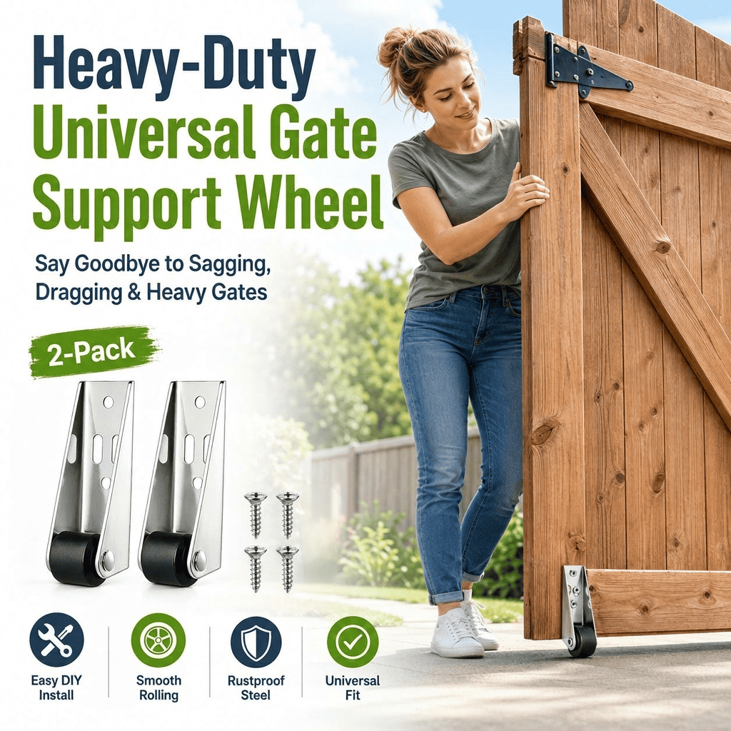 🔧 110LBS Vertical Track Roller – Anti-Wobble Door Guide System