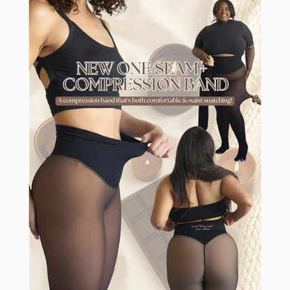 🔥Hot Sale 49% OFF!!⚡50K+ SOLD!❄️One-Seam Shaping Fleece Leggings