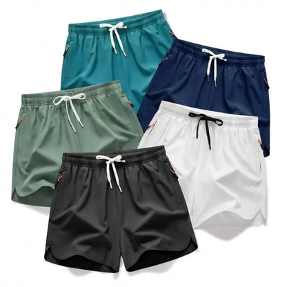 🔥🏃‍♂️Men’s 5-Inch Running Shorts – Quick-Dry Athletic Gym Shorts (1 Set OF 5 Pack)