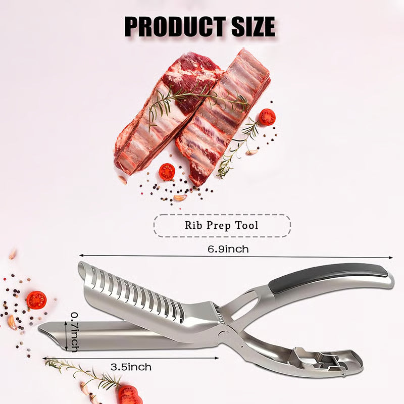 🔥Last Day 49% OFF - 🔪🍖Stainless Steel Rib Membrane Remover