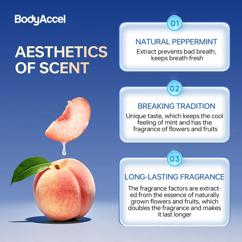 🎁Last Day 49%🎁BodyAccel [Triple Whitening]Niacinamide Fresh Breath Whitening Toothpaste