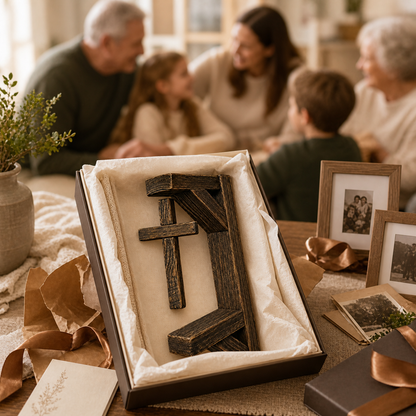 ✝️ Handmade Rural Christian Cross Wall Decoration