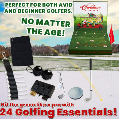 🎅 Early Christmas Sale🎅2026 Christmas Countdown Advent Calendar For Golfers With Socks Pop Socket