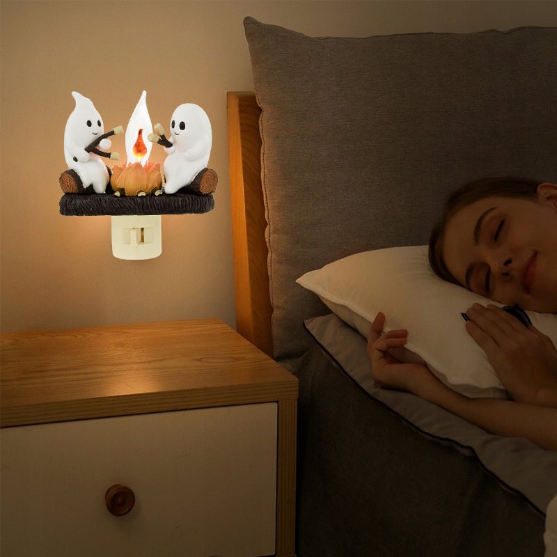 2026 USB Ghost Campfire Flickering Nightlight🔥👻