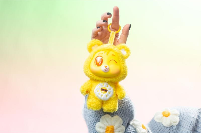 Care Bears Caring Cuties Set of 2 Vinyl Plush Pendant