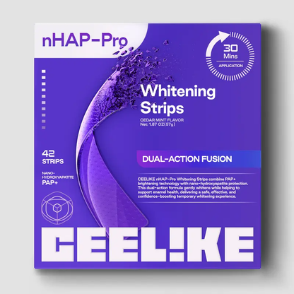 DRDENT Purple Teeth Whitening Strips - 7/21 Whitening Sessions - Safe for Enamel - Non Sensitive Teeth Whitening - Peroxide-Free
