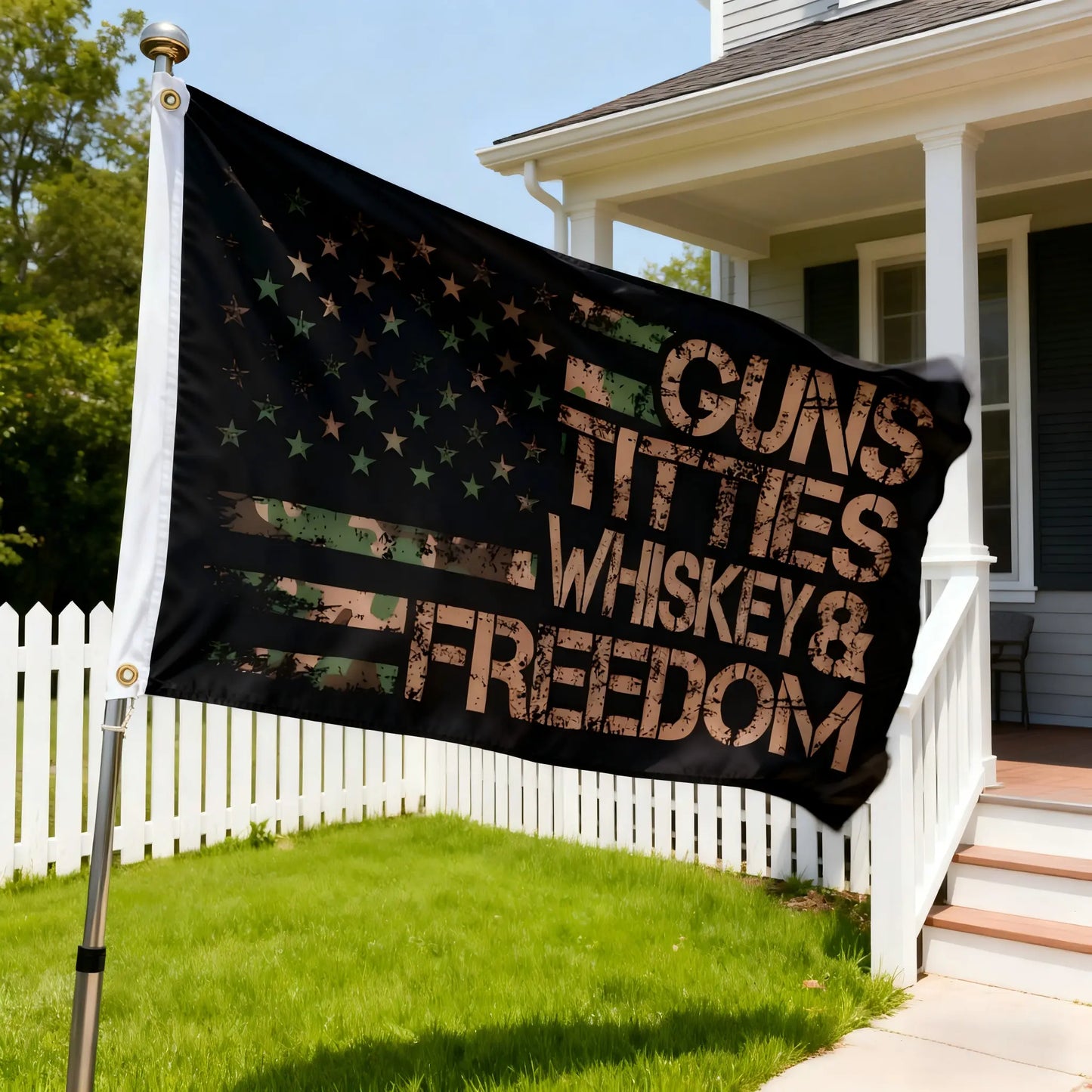 🦅 Stars & Stripes Garden Flag | A Small Flag, A Big Statement 🇺🇸