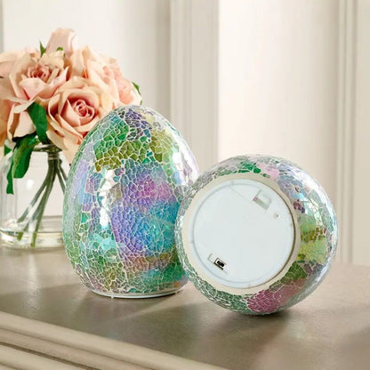 LAST CHANCE Easter decor 🐣✨ Illuminated Mosaic Eggs