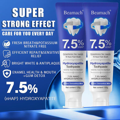 🔥2025 Upgraded Nano-Hydroxyapatite 7.5% Fluoride-Free Restorative Oral Care Toothpaste