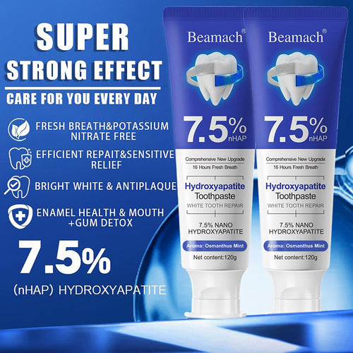 🔥2025 Upgraded Nano-Hydroxyapatite 7.5% Fluoride-Free Restorative Oral Care Toothpaste