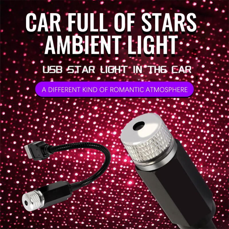 🔥Last Day 50% OFF🔥USB LIGHT CAR STAR PROJECTOR✨✨