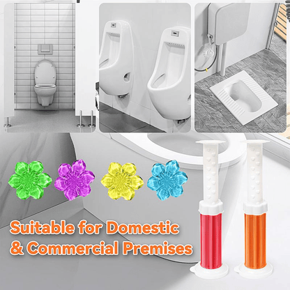 84 Flowers Toilet Bowl Cleaner Gel - 6-in-1 protection, toilet like a sea of flowers