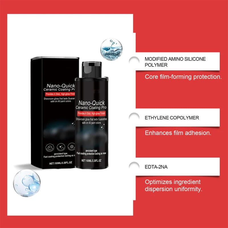 ⏳Limited-time 50% off⏰Quick-Effect High-Gloss Car Detailing Spray🚗