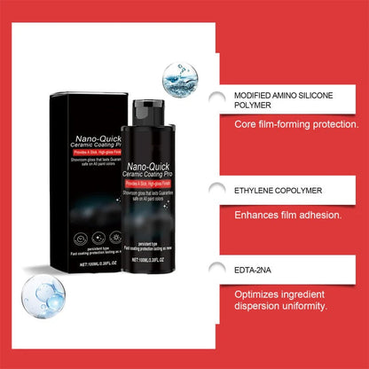 ⏳Limited-time 50% off⏰Quick-Effect High-Gloss Car Detailing Spray🚗