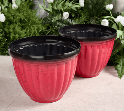 🔥Last Day 49% Off-Jennings Large Ribbed Planter Pots Mother's Day🎁 Perfect Gift