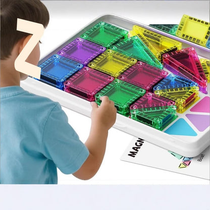 Mini Magnetic Tiles Building Blocks 40PCS