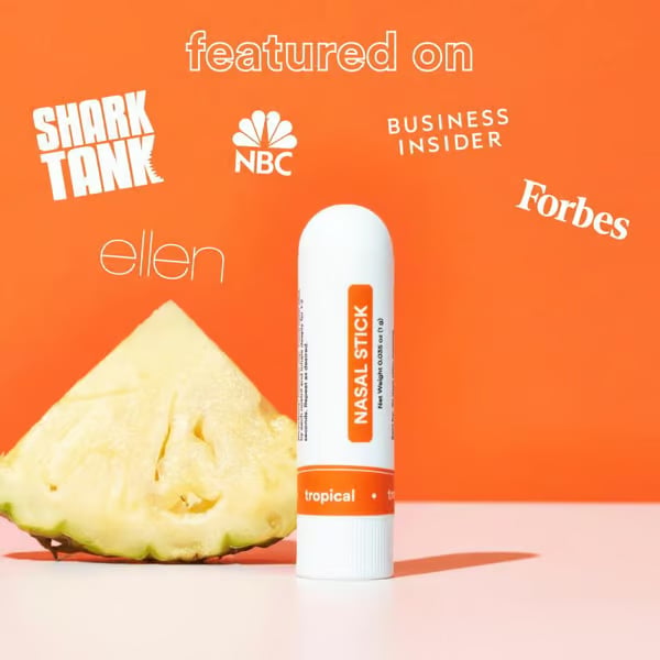 49% OFF🔥 -Nasal Stick:Free Your Nose | Featured on SharkTank | Powerful Essential Oils with Vapor Flow Technology | Breathe In Life
