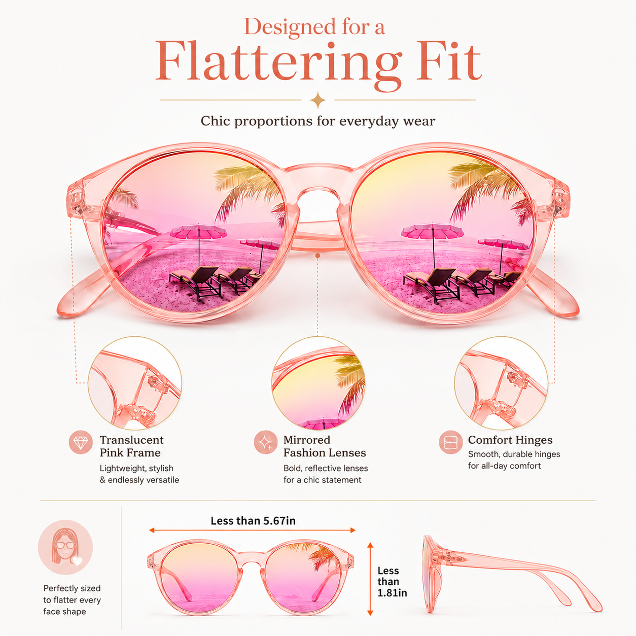 Women's Fit-Over Prescription Sunglasses