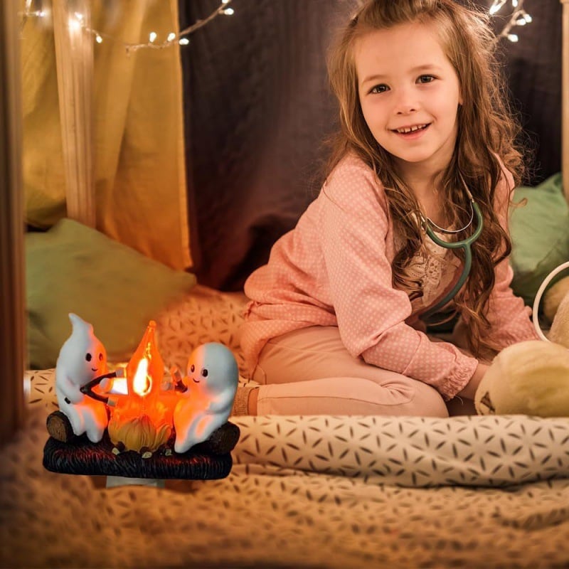 2026 USB Ghost Campfire Flickering Nightlight🔥👻