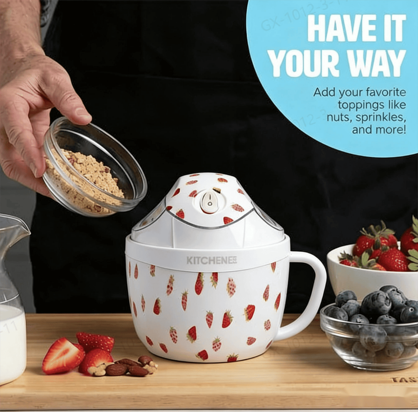 🔥Hot Sale 49% off🌟🍨KitchenHQ ice cream machine