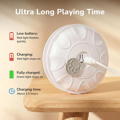 🔥New Multifunctional Cat Hunting Game Cover, Automatic Cat-Entertaining and Entertaining Interactive Toy, Long Battery Life Toy X