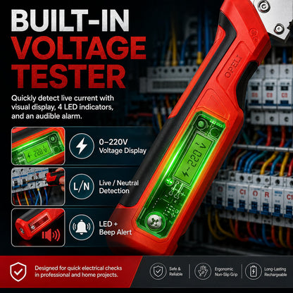 ⚡ 16-in-1 Electrical Pliers with Voltage Tester