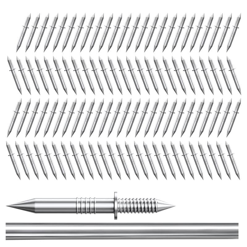 100 double-headed nails + 1 socket